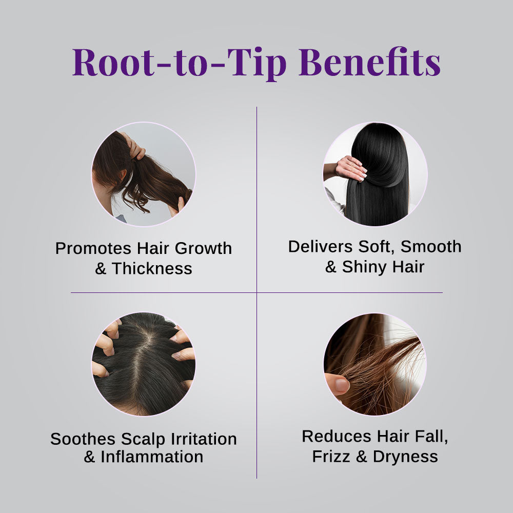 Rosemary & Rice Water Hair Growth Spray for Strong Hair
