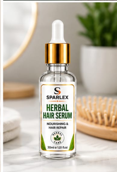 SPARLEX Herbal Hair Treatment Set | Shampoo + Hair Oil + Hair Serum