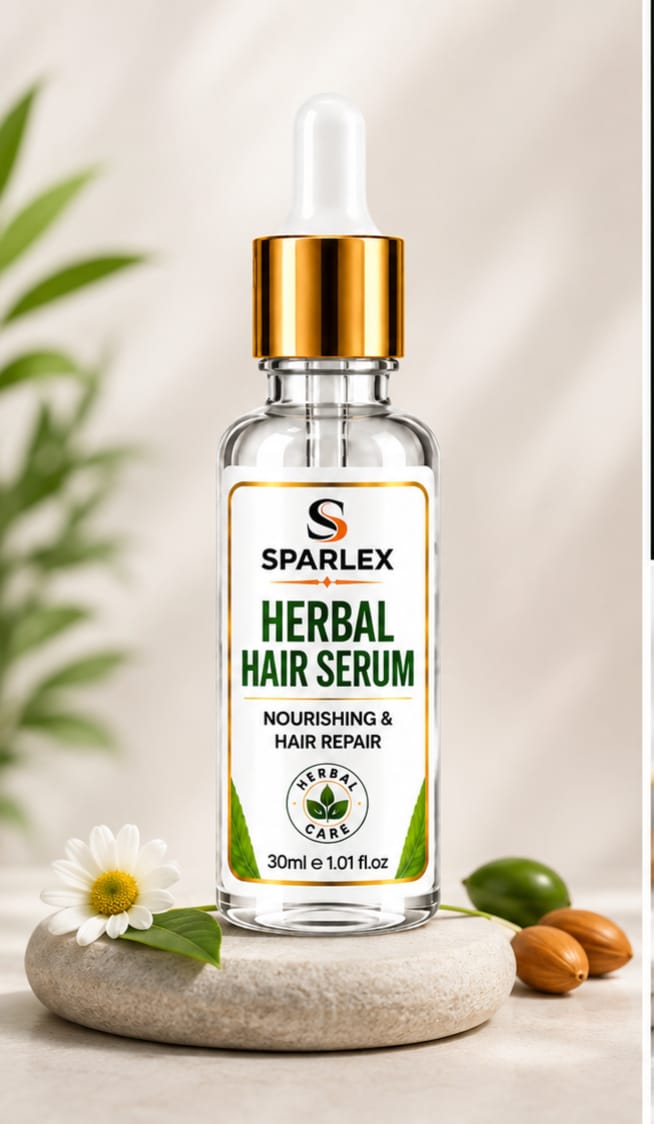 SPARLEX Herbal Hair Treatment Set | Shampoo + Hair Oil + Hair Serum