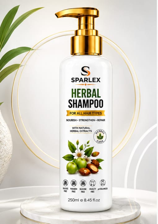 SPARLEX Herbal Hair Treatment Set | Shampoo + Hair Oil + Hair Serum
