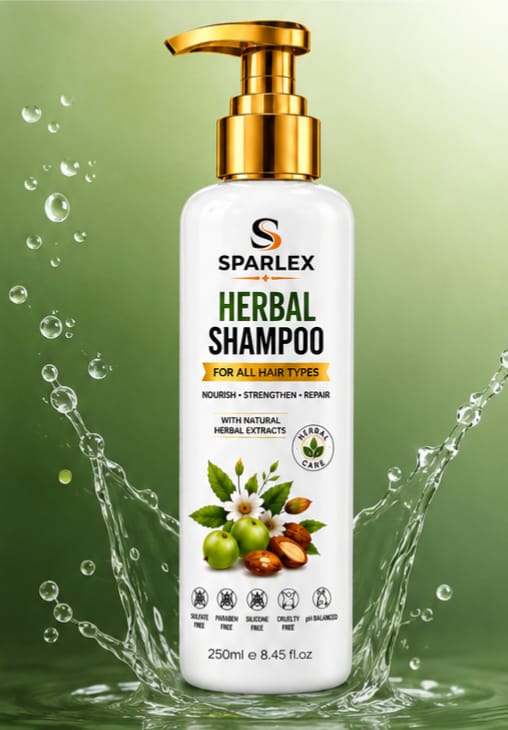 SPARLEX Herbal Hair Treatment Set | Shampoo + Hair Oil + Hair Serum