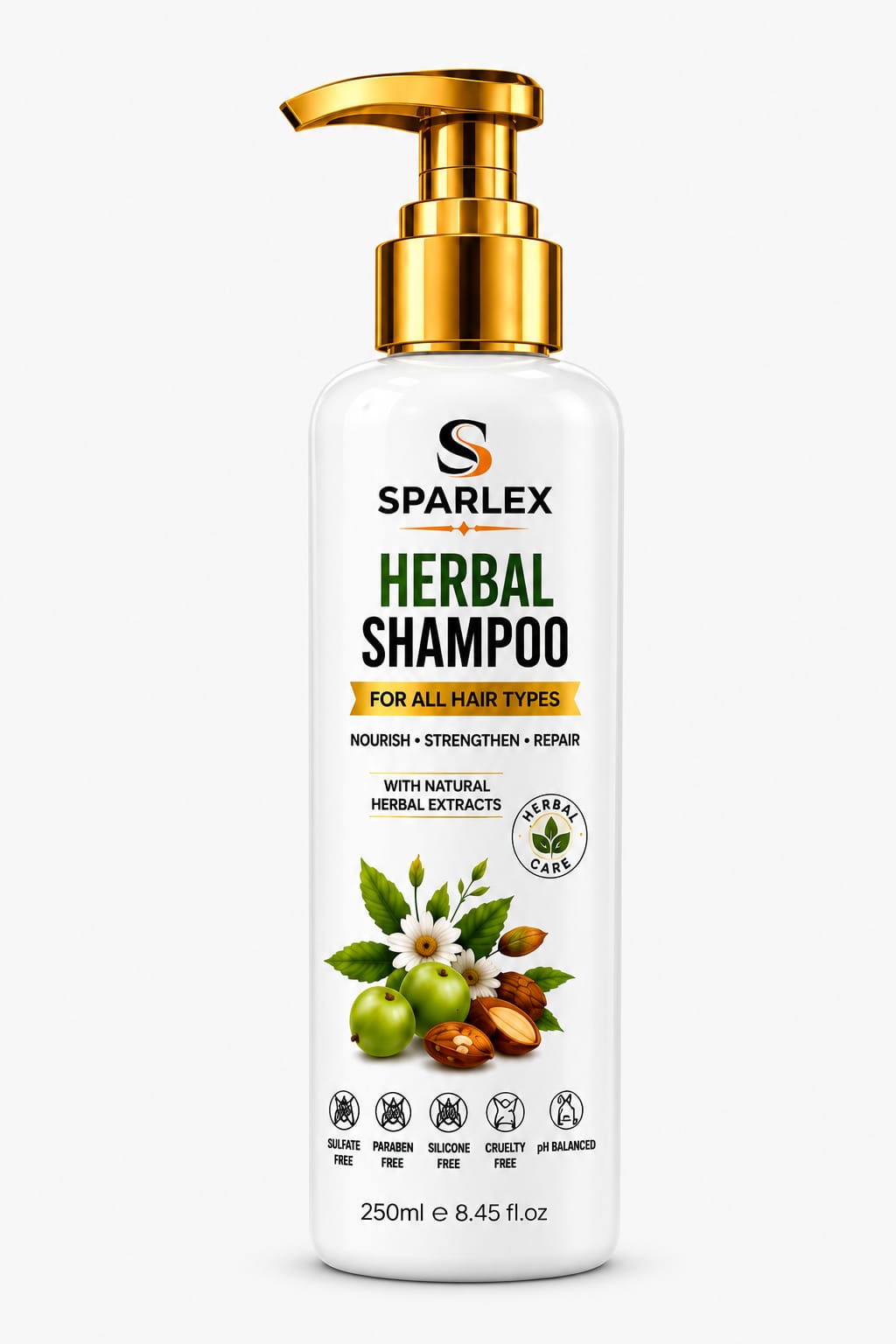 SPARLEX Herbal Hair Treatment Set | Shampoo + Hair Oil + Hair Serum