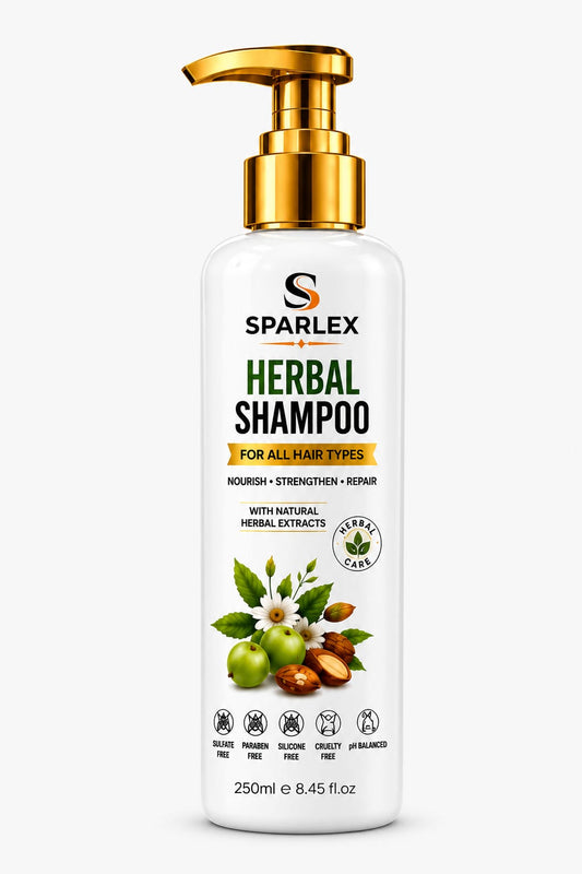SPARLEX Herbal Hair Treatment Set | Shampoo + Hair Oil + Hair Serum