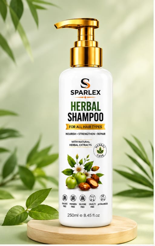 SPARLEX Herbal Hair Treatment Set | Shampoo + Hair Oil + Hair Serum